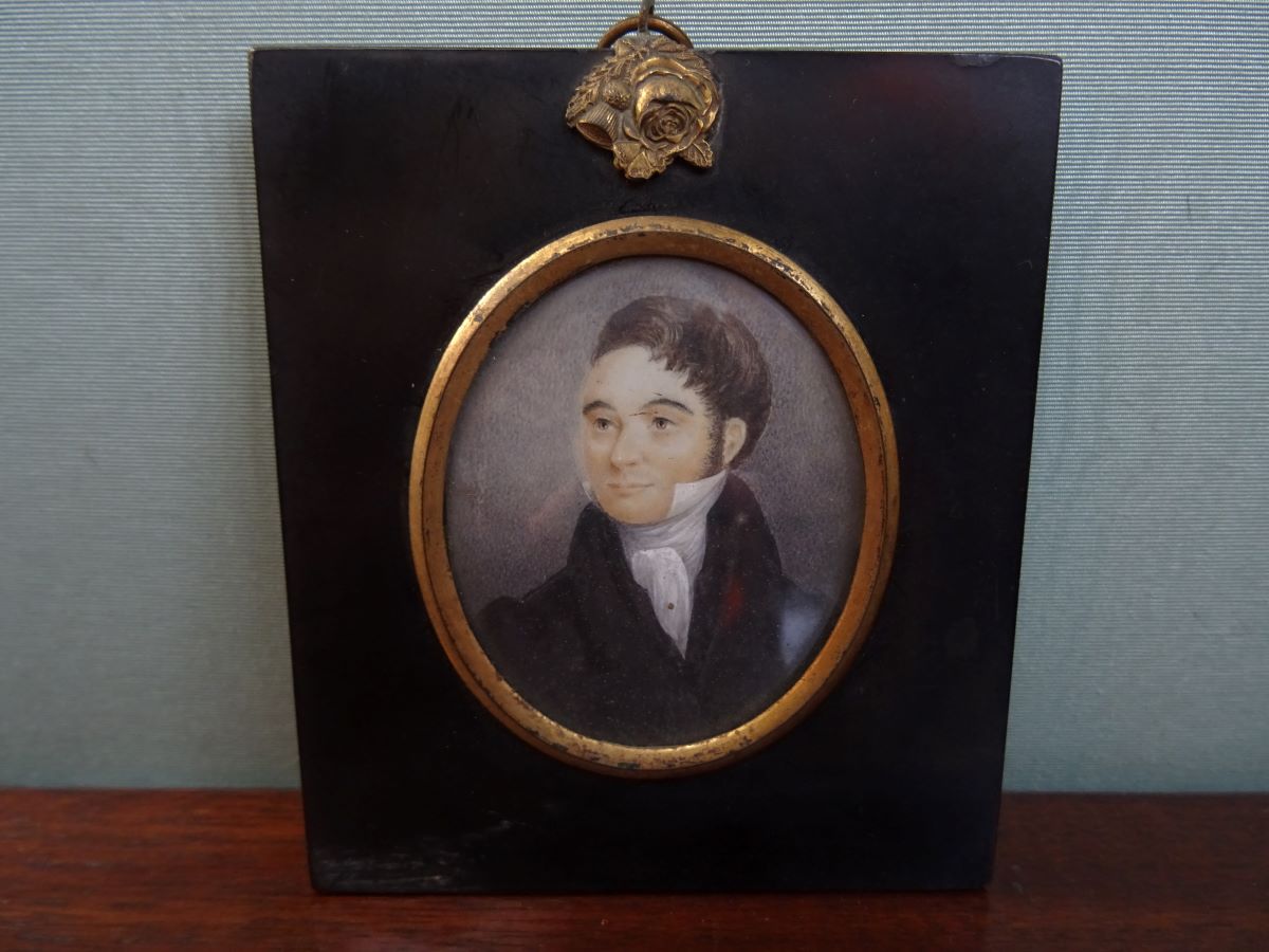 19th century miniature of a gentleman